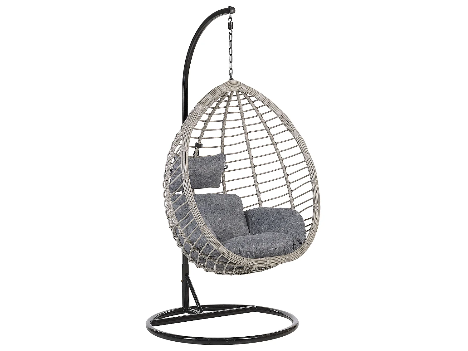 Fauteuil suspendu avec support TOLLO Gris