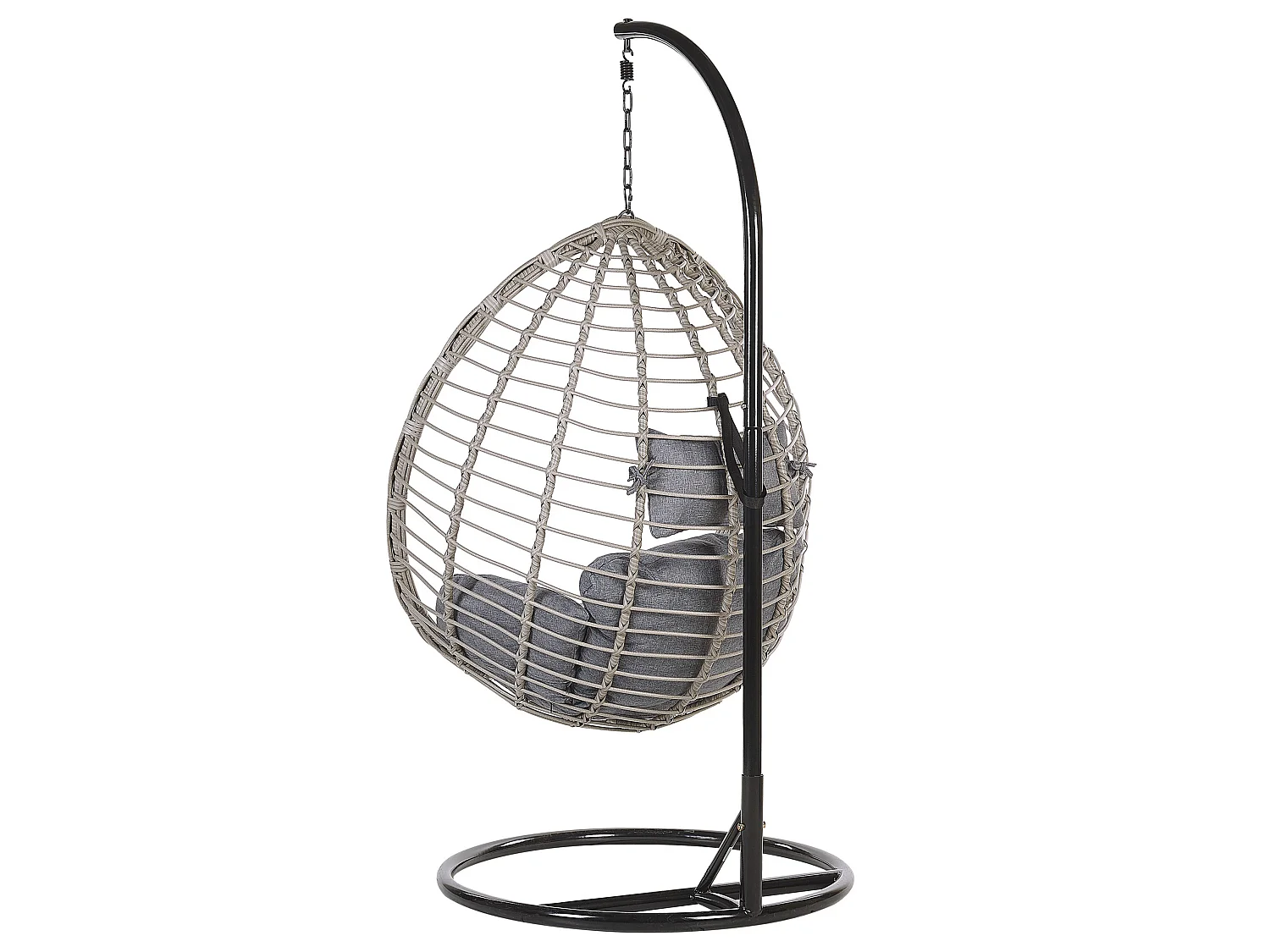 Fauteuil suspendu avec support TOLLO Gris