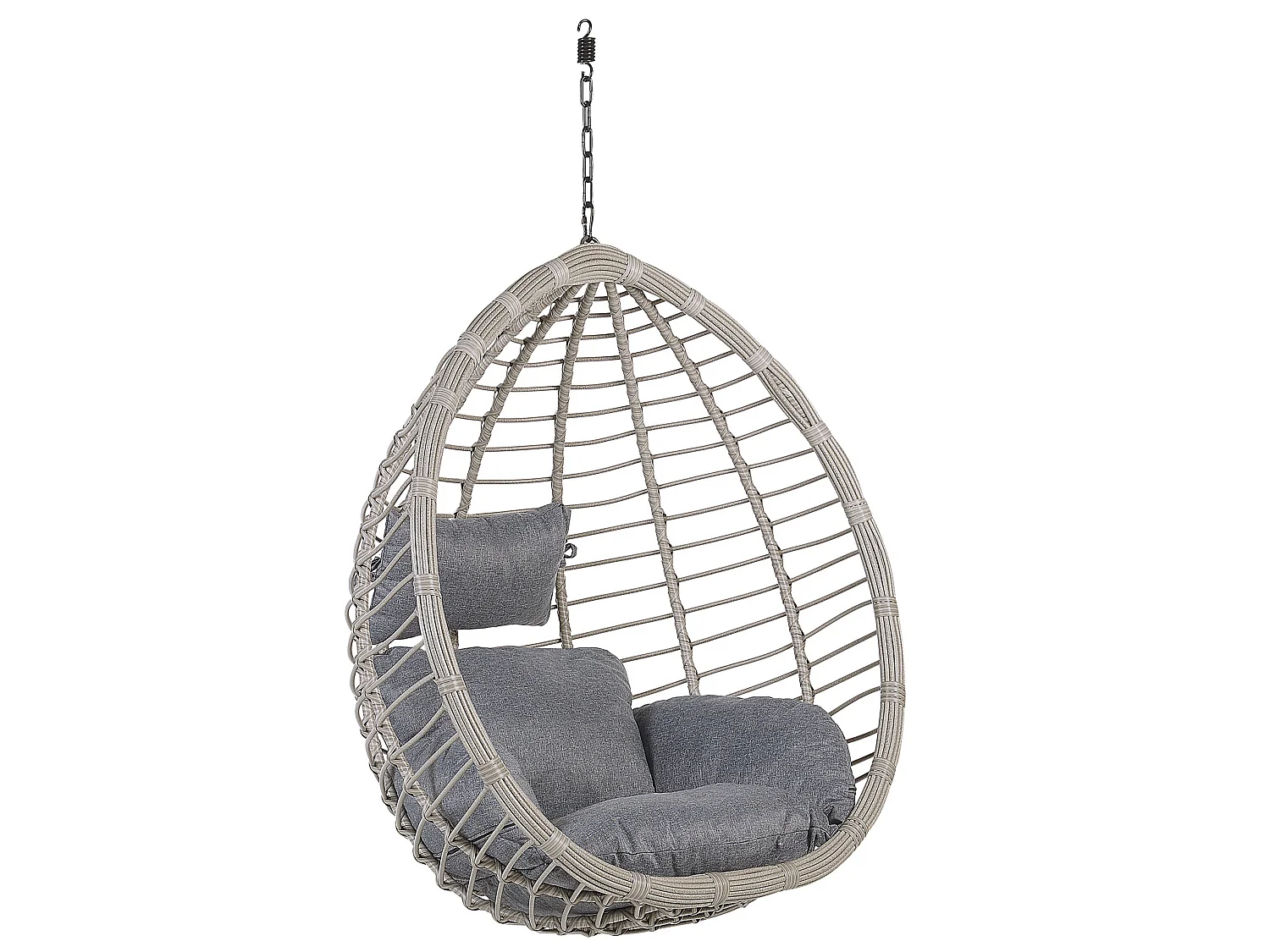 Fauteuil suspendu avec support TOLLO Gris