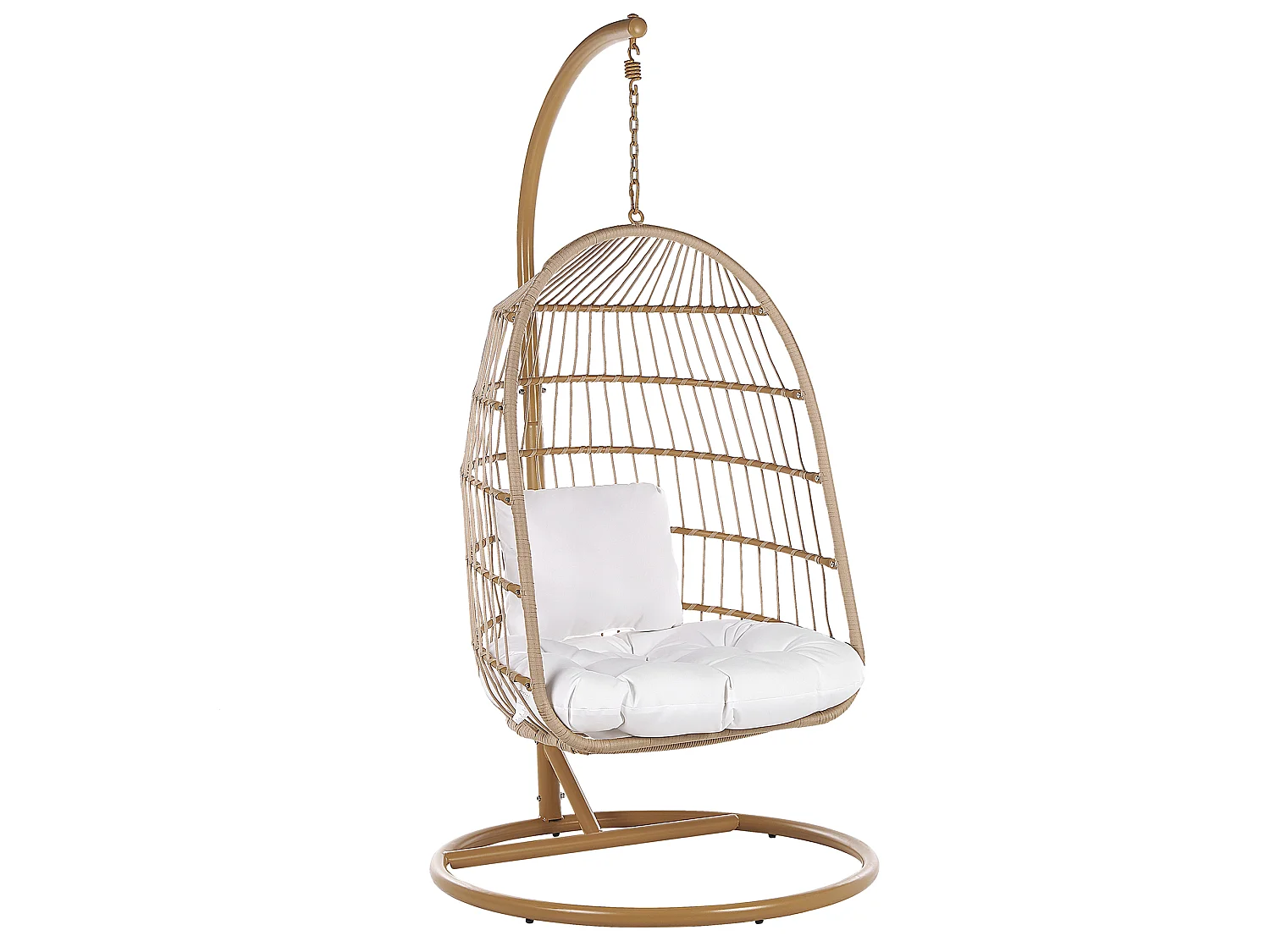 Fauteuil suspendu avec support ALLERA Beige