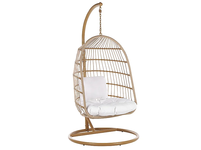 Fauteuil suspendu avec support ALLERA Beige