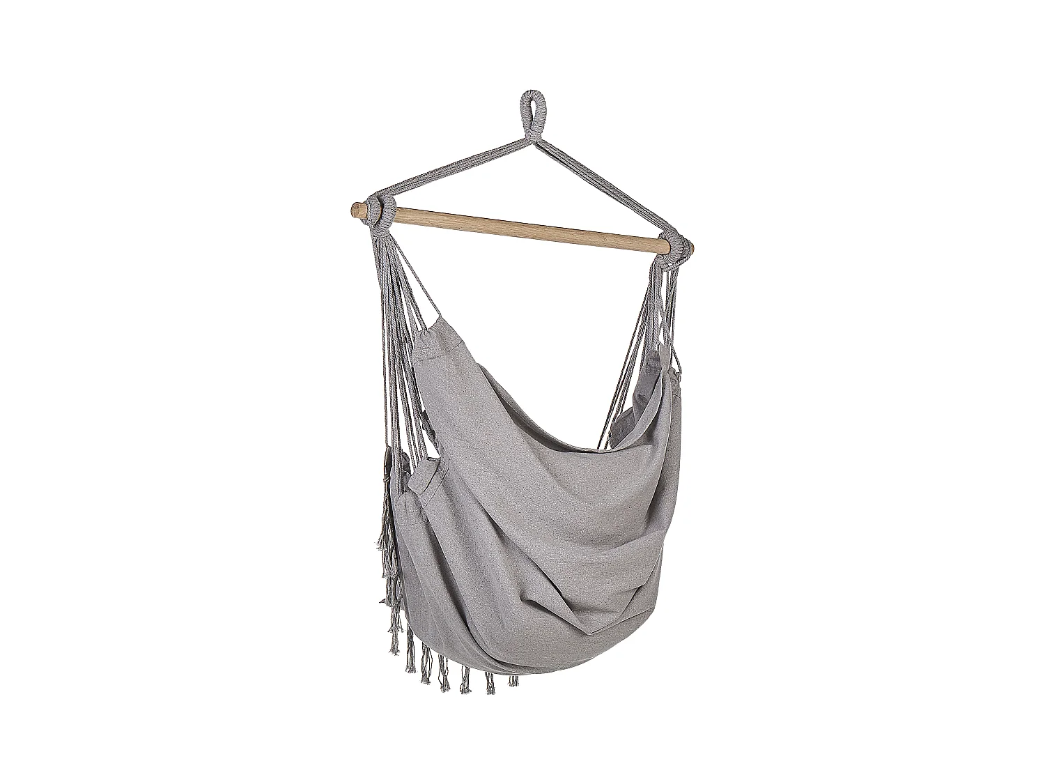 Hängesessel BONEA Baumwolle Hellgrau