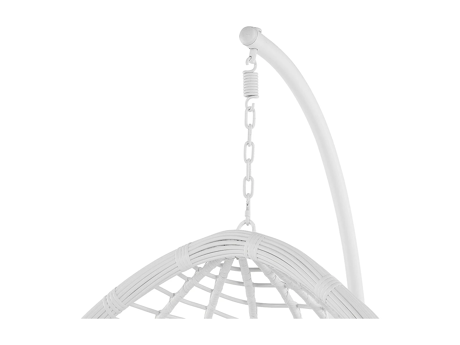 Cadeira Suspensa com Suporte FANO Branco