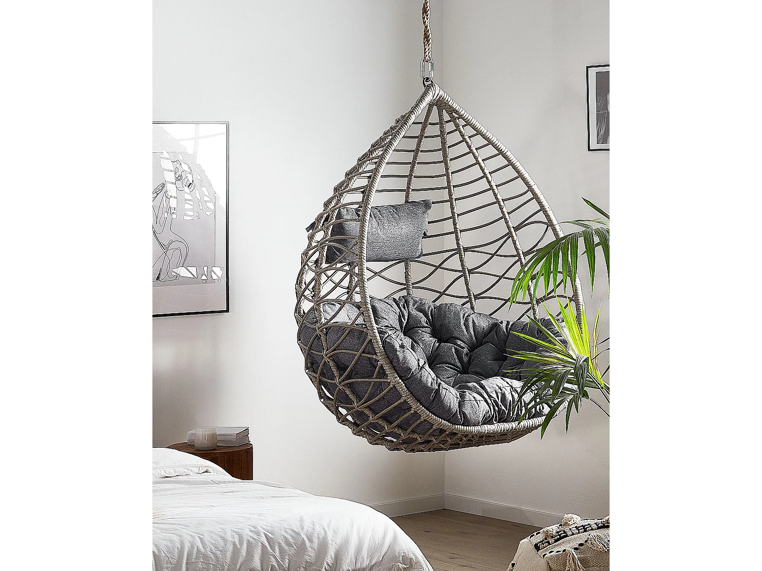 Fauteuil suspendu ARSITA Gris