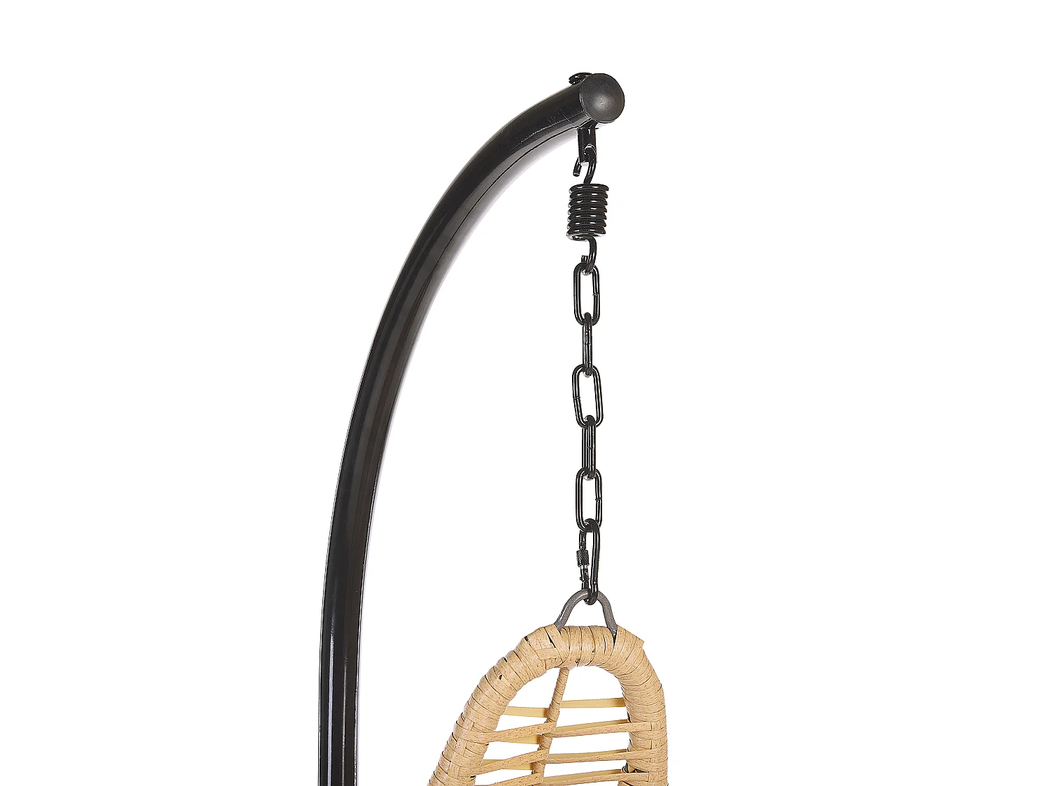 Fauteuil suspendu avec support ATRI II Polyrotin Naturel