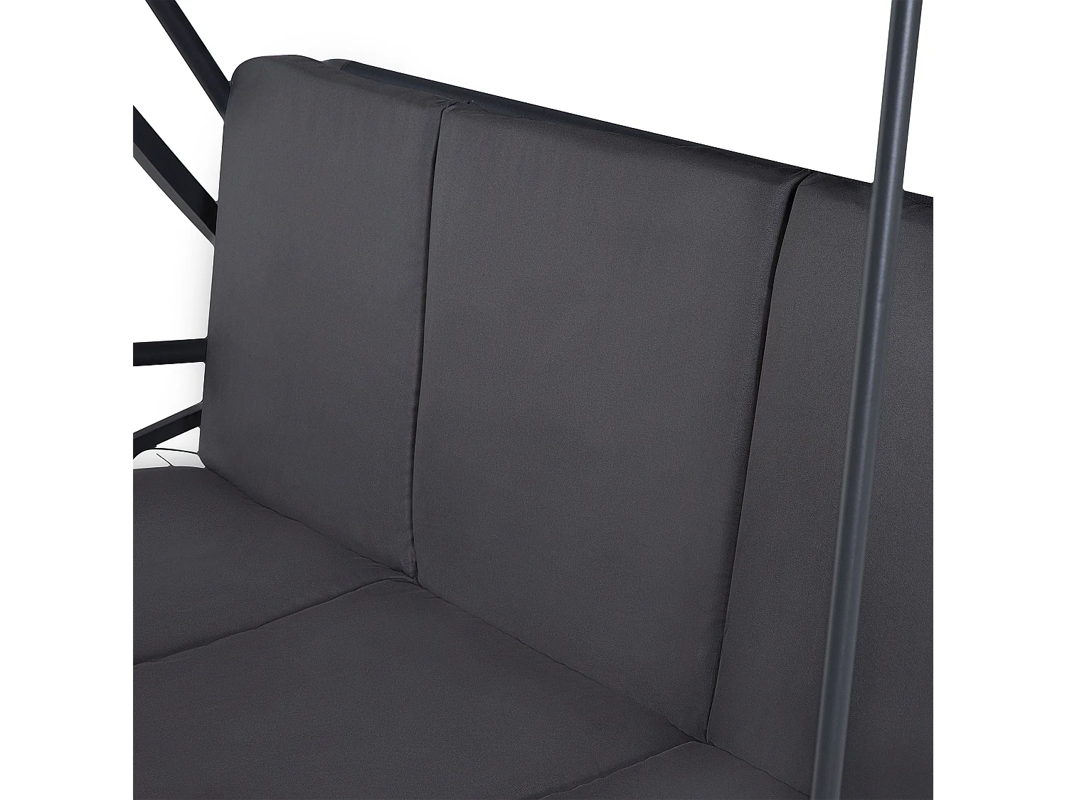 Balancelle de jardin GARBO Métal Gris foncé