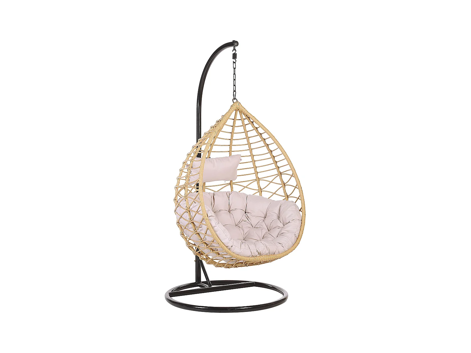 Fauteuil suspendu avec support ARSITA Naturel