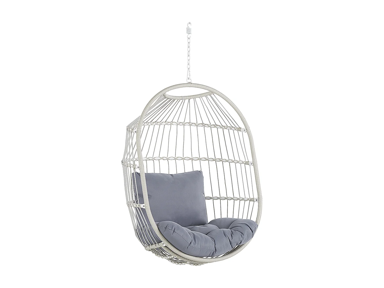 Fauteuil suspendu avec support ALBA Blanc