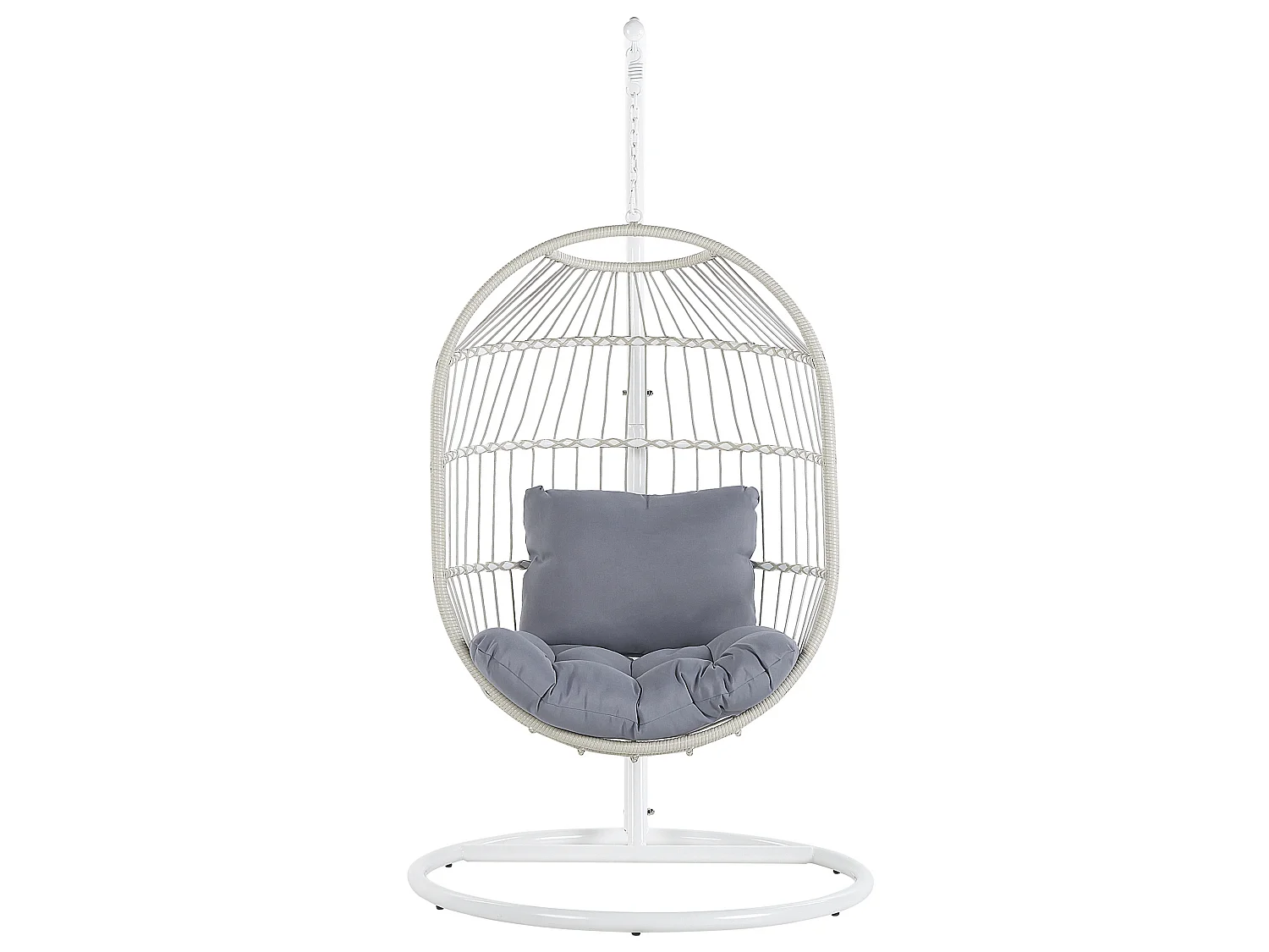 Fauteuil suspendu avec support ALBA Blanc