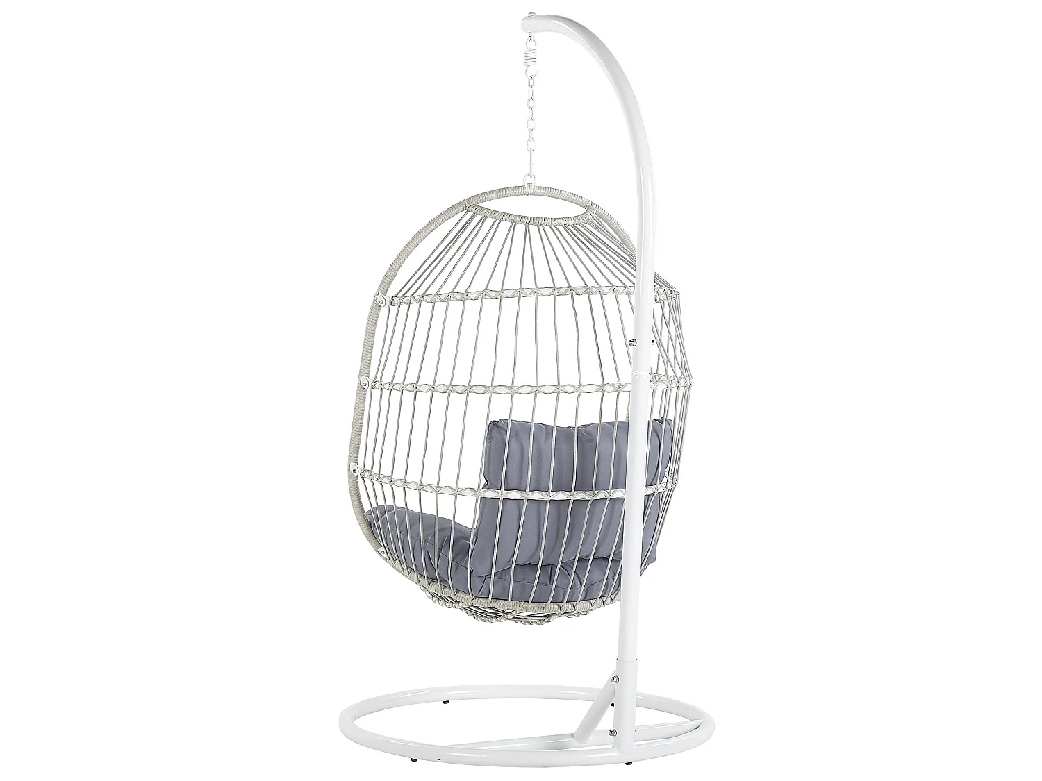 Fauteuil suspendu avec support ALBA Blanc