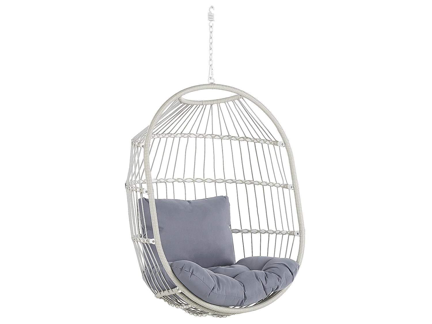 Fauteuil suspendu avec support ALBA Blanc