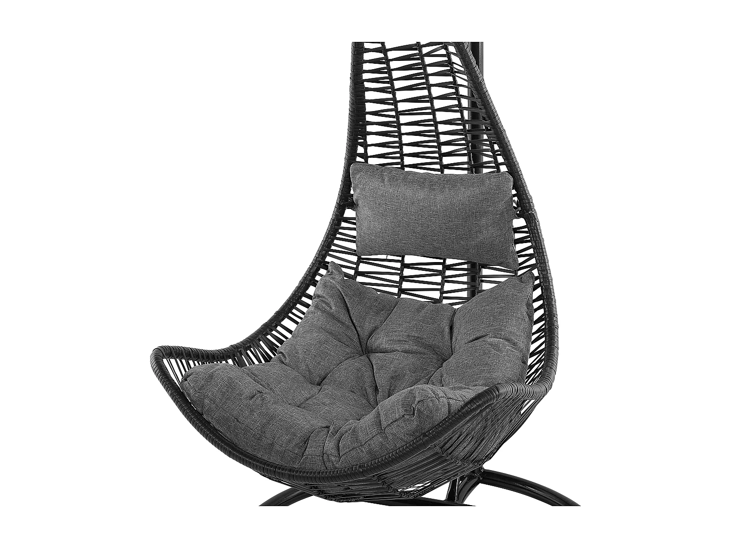 Fauteuil suspendu avec support ATRI Noir