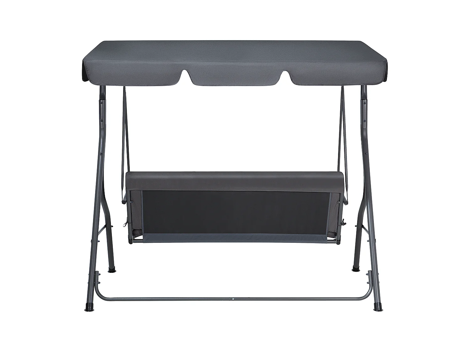 Balancelle de jardin CHAPLIN Métal Gris foncé