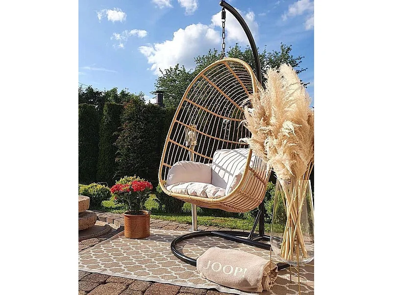 Fauteuil suspendu avec support CASOLI Naturel