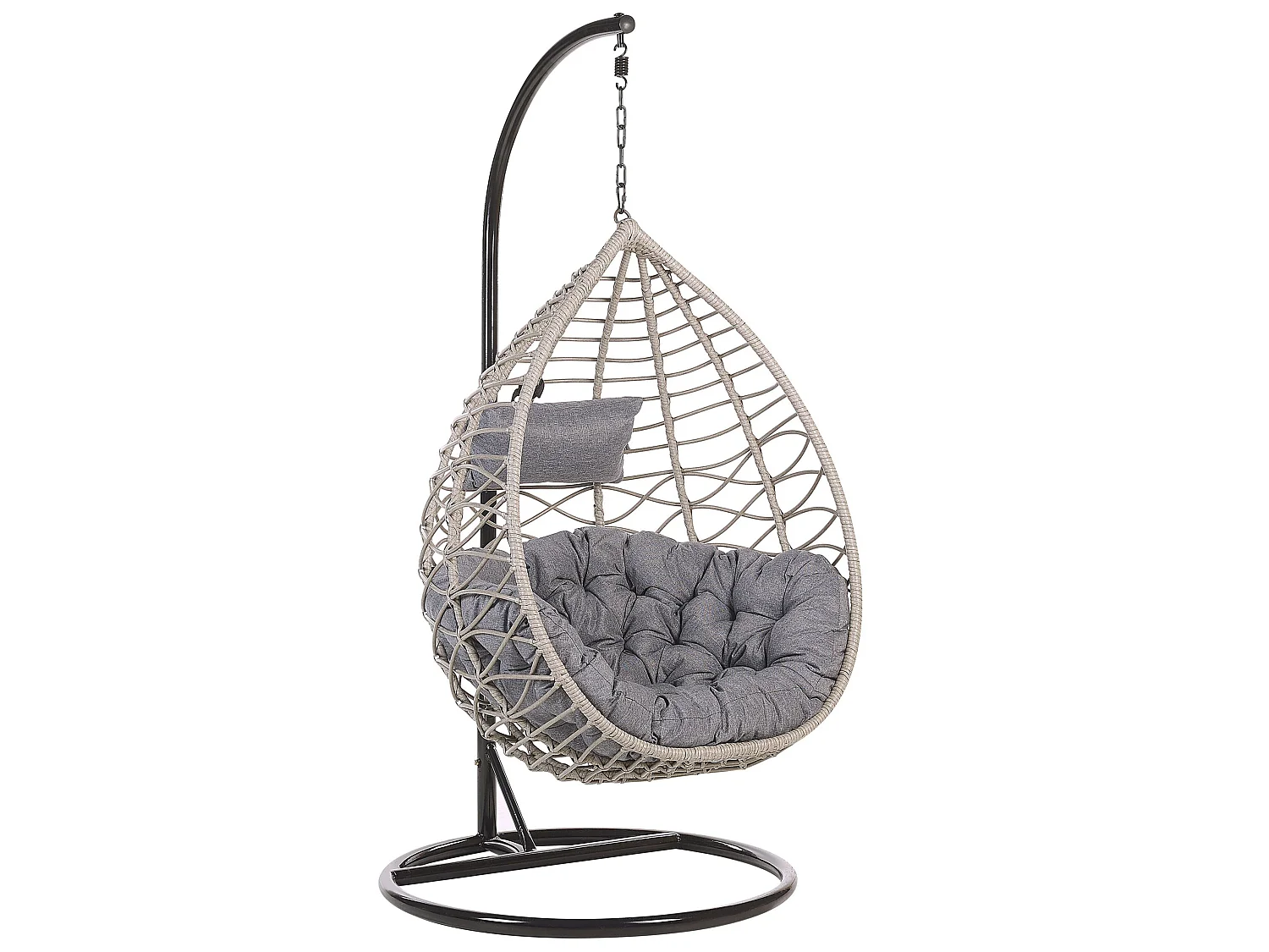 Fauteuil suspendu avec support ARSITA Gris
