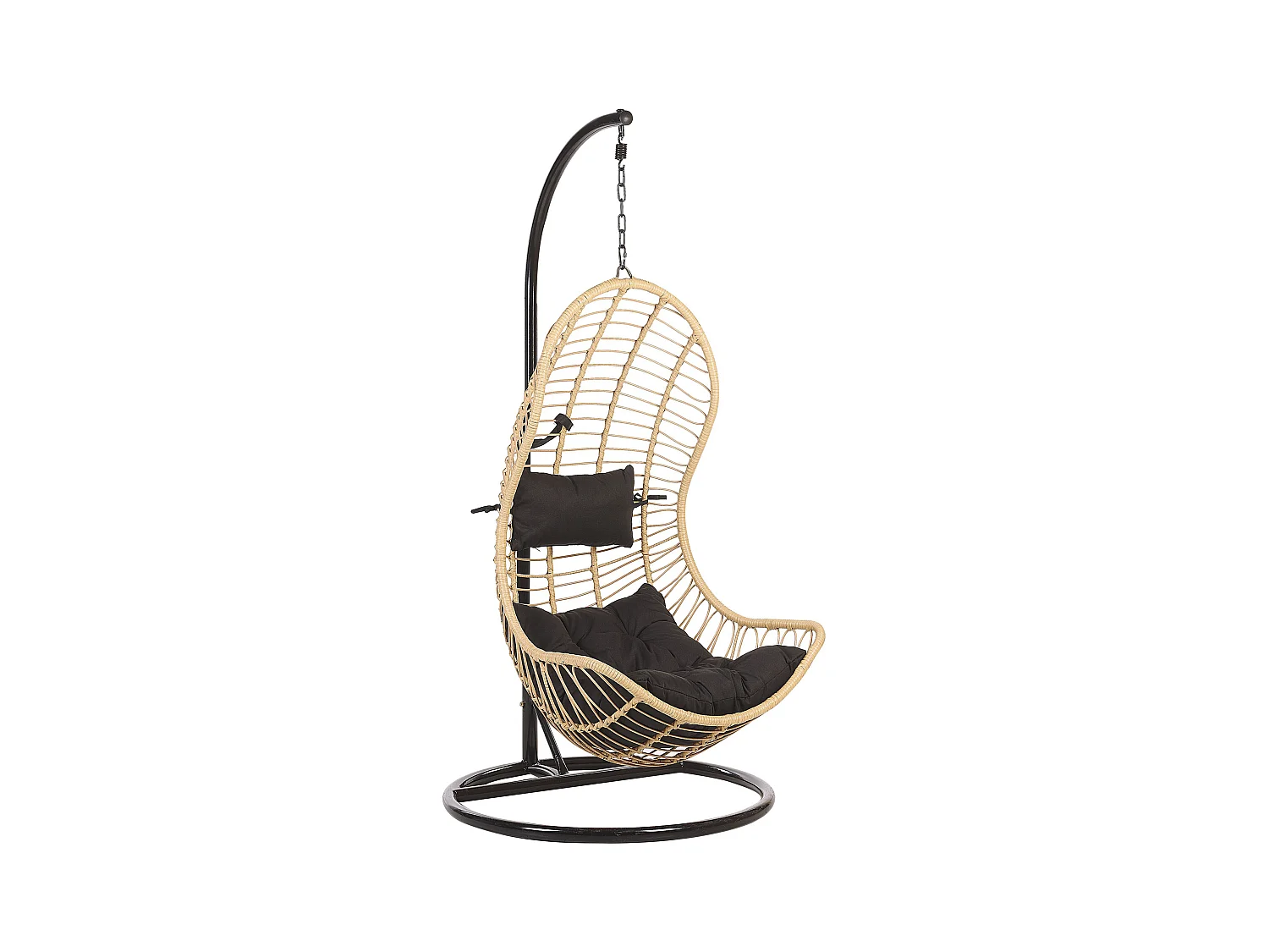 Fauteuil suspendu avec support PINETO Naturel