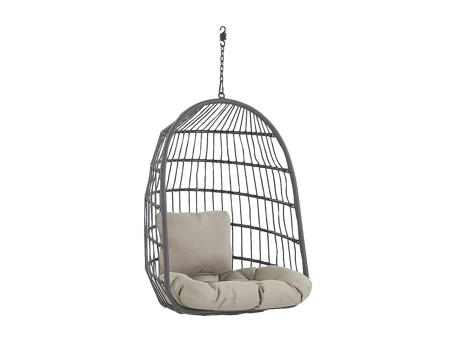 Silla colgante con soporte ALLERA Metal Negro