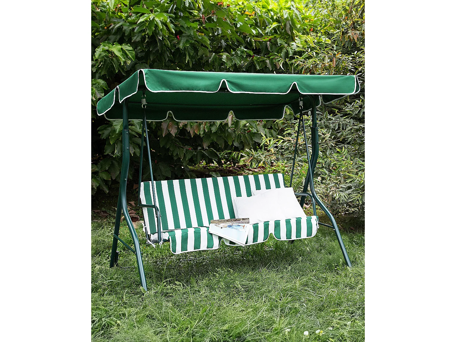 Balancelle de jardin CHAPLIN Métal Vert