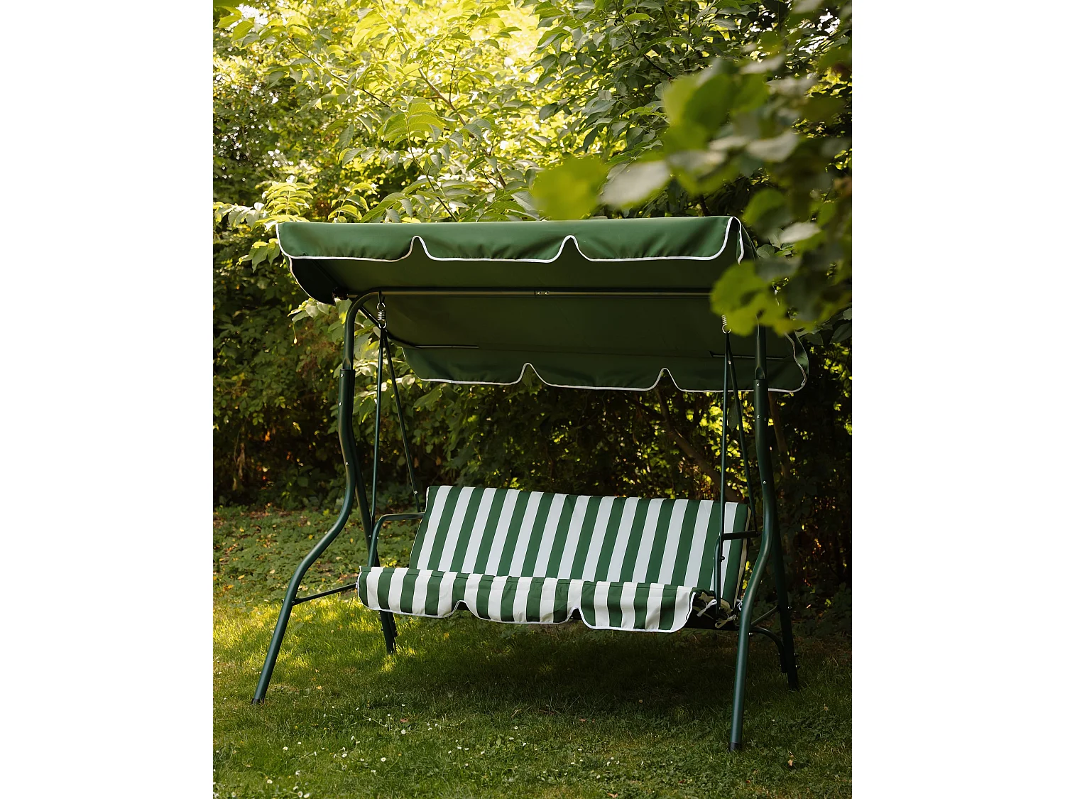 Balancelle de jardin CHAPLIN Métal Vert