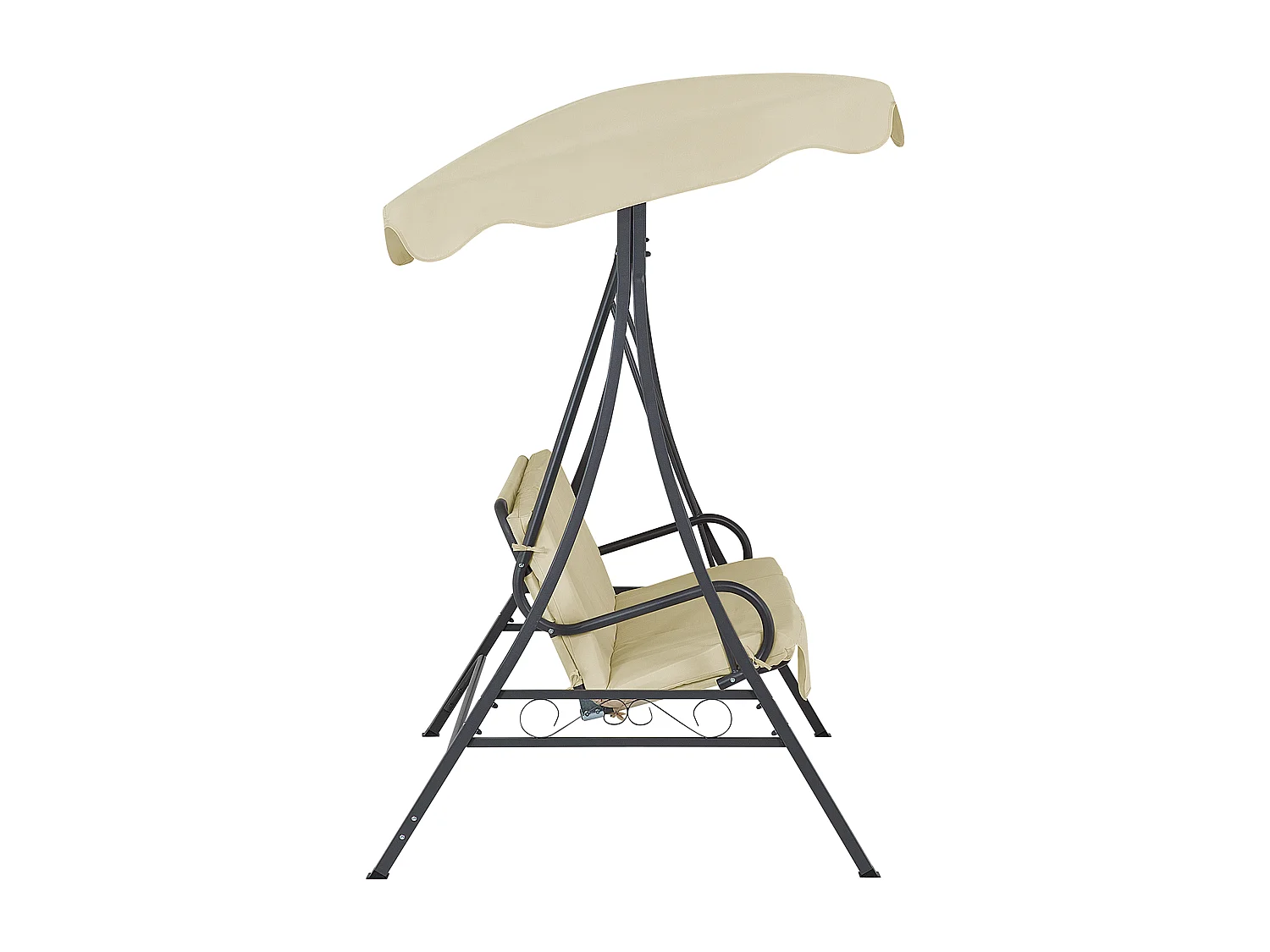 Hollywoodschaukel GARBO Metall Beige