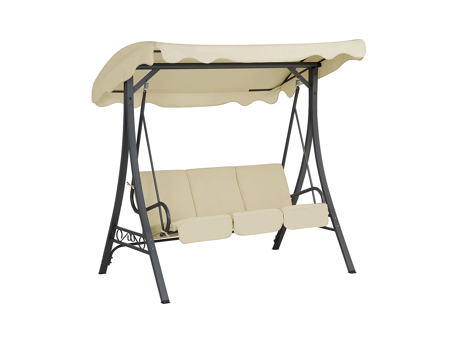 Dondolo Poliestere Beige GARBO