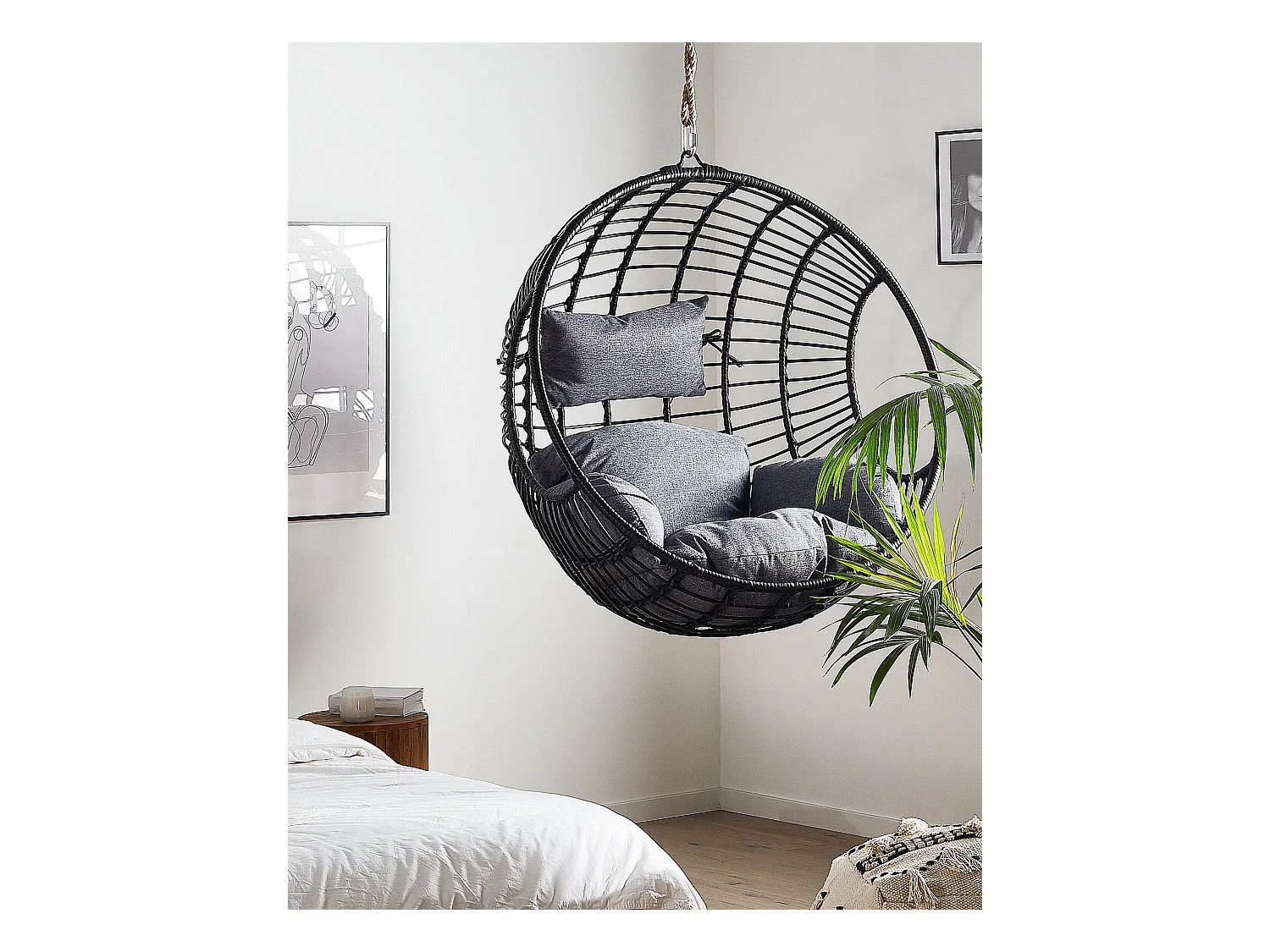 Silla colgante ASPIO Negro