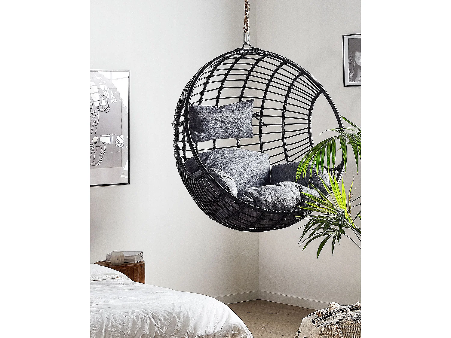 Silla colgante ASPIO Negro
