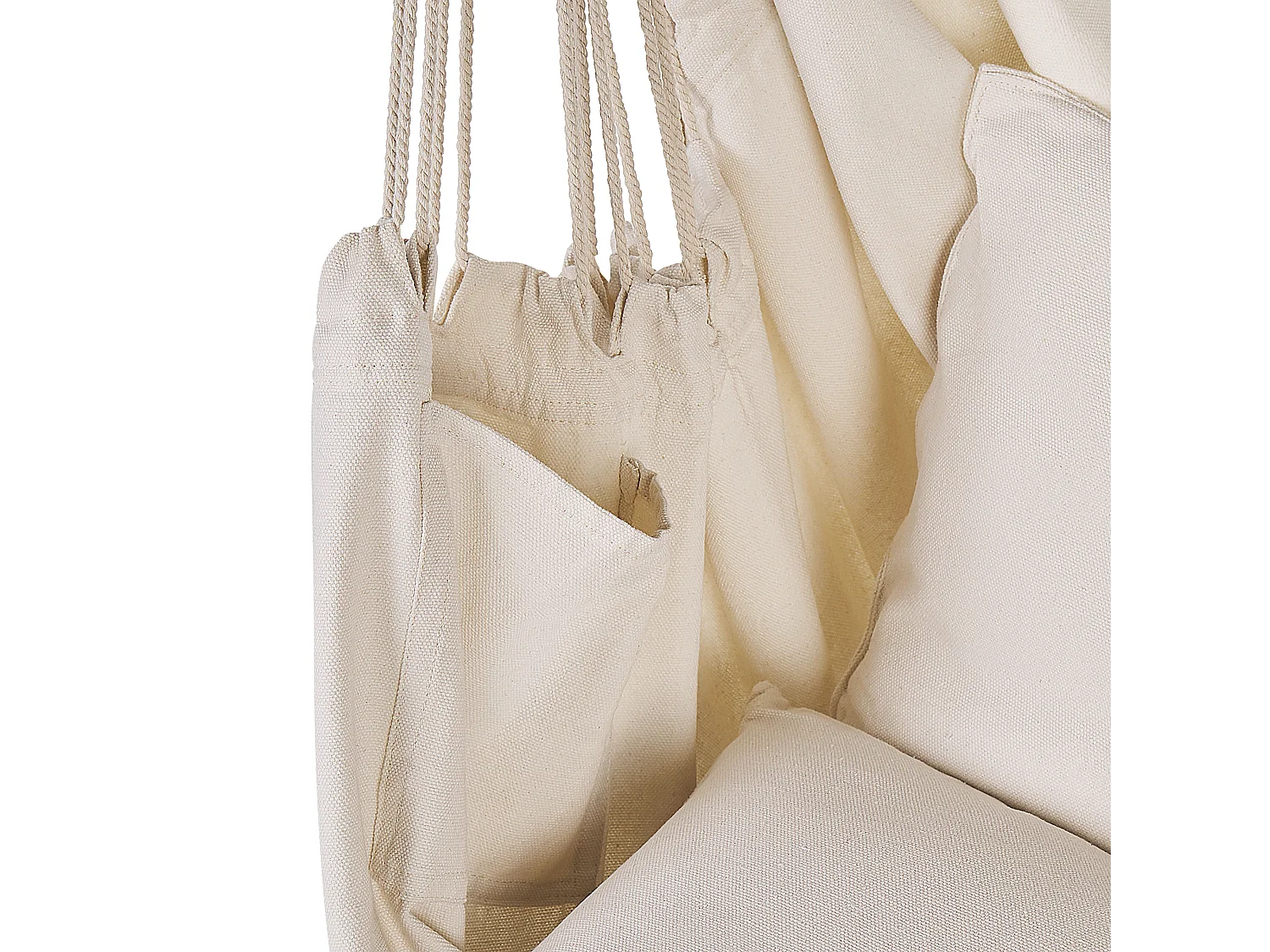 Sedia sospesa da fissare al soffitto BONEA Cotone Beige