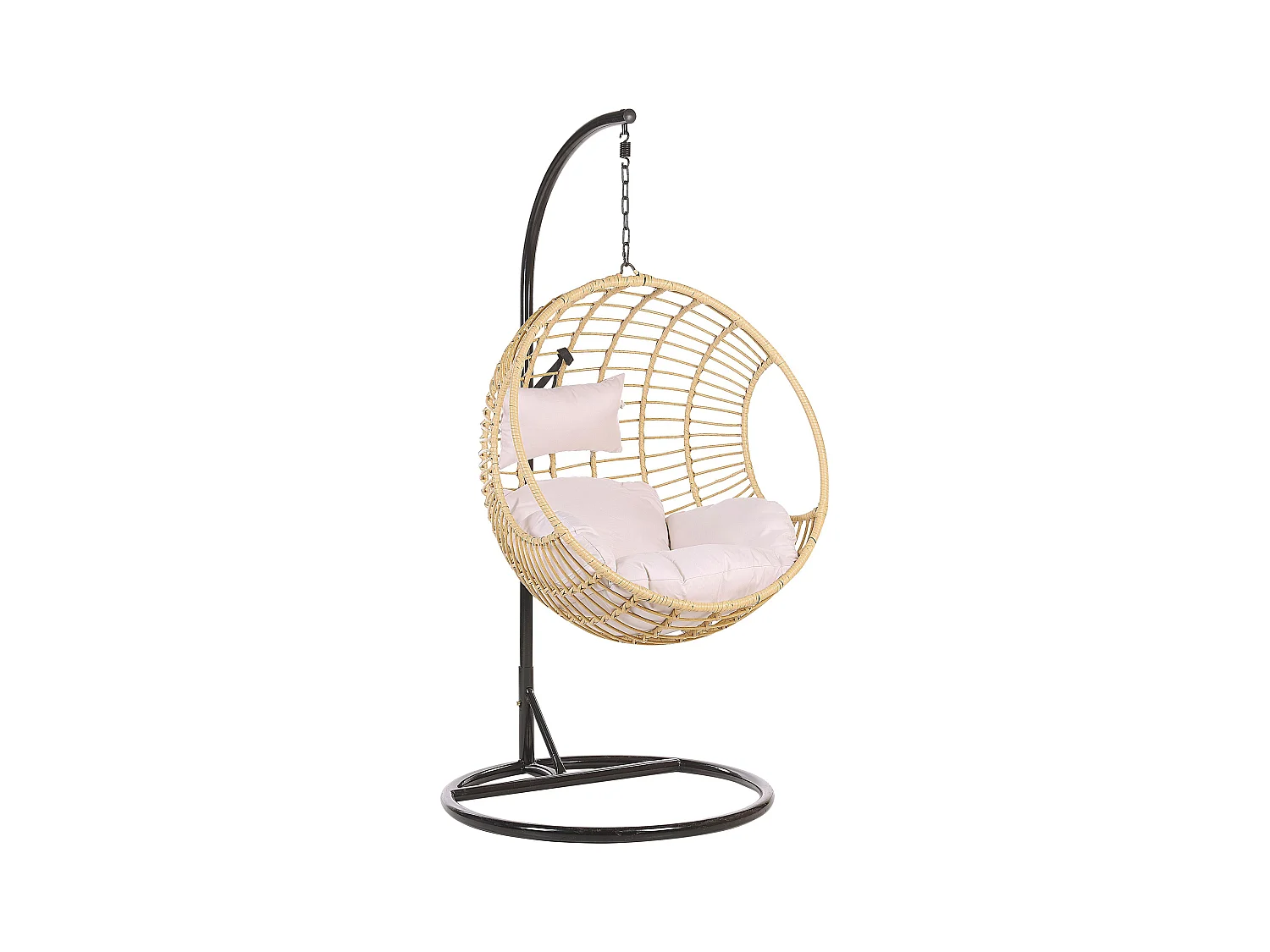 Fauteuil suspendu avec support ASPIO Naturel