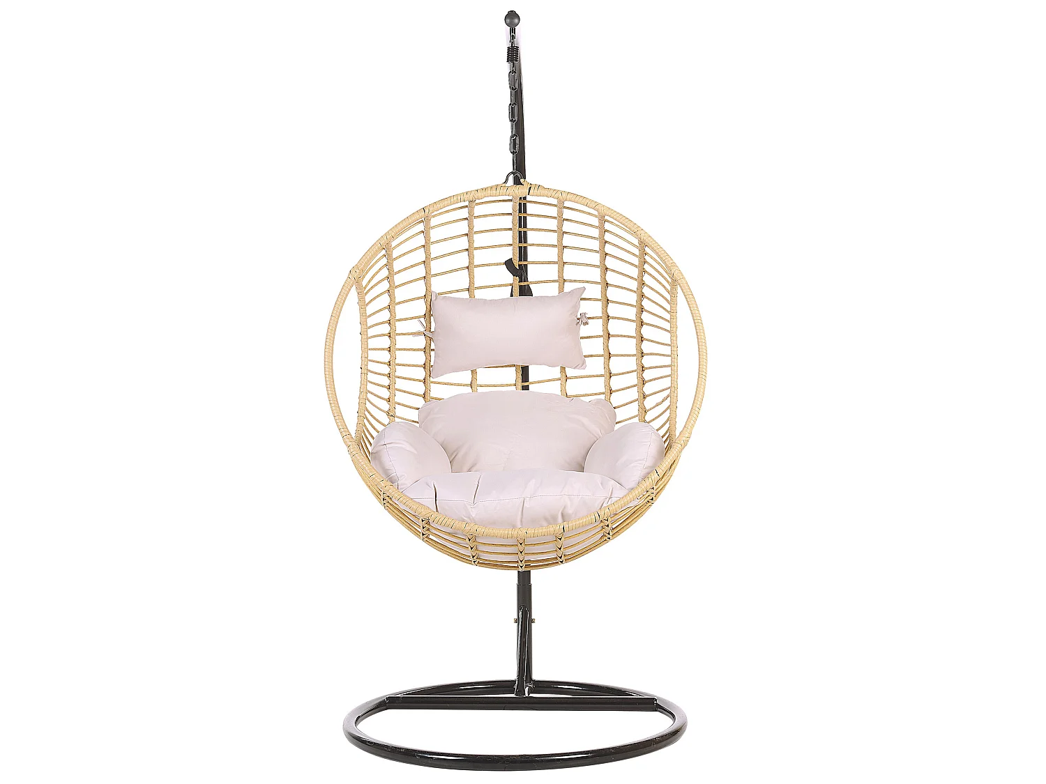 Fauteuil suspendu avec support ASPIO Naturel
