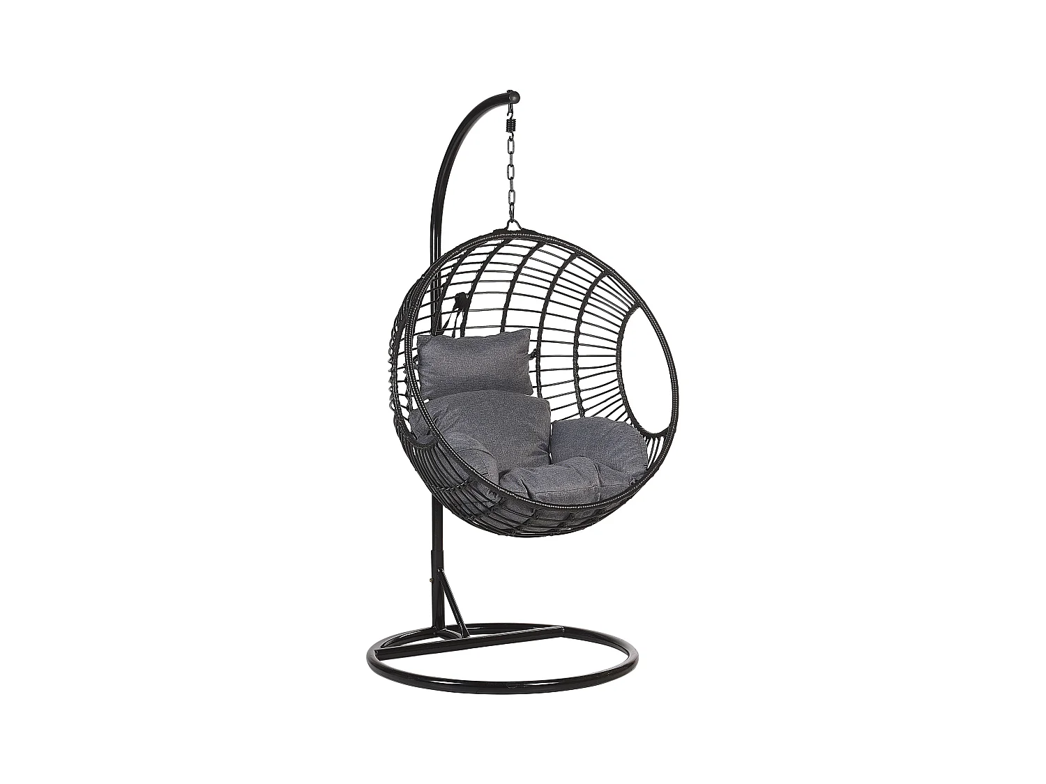 Fauteuil suspendu avec support ASPIO Noir