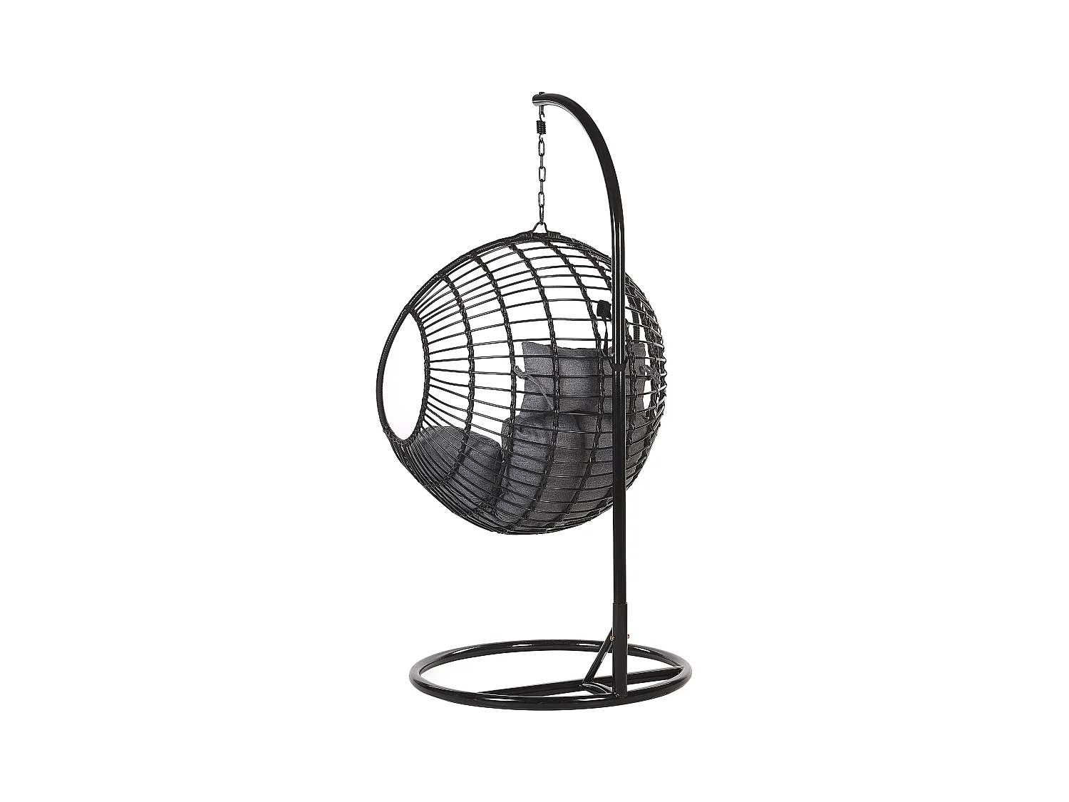 Fauteuil suspendu avec support ASPIO Noir