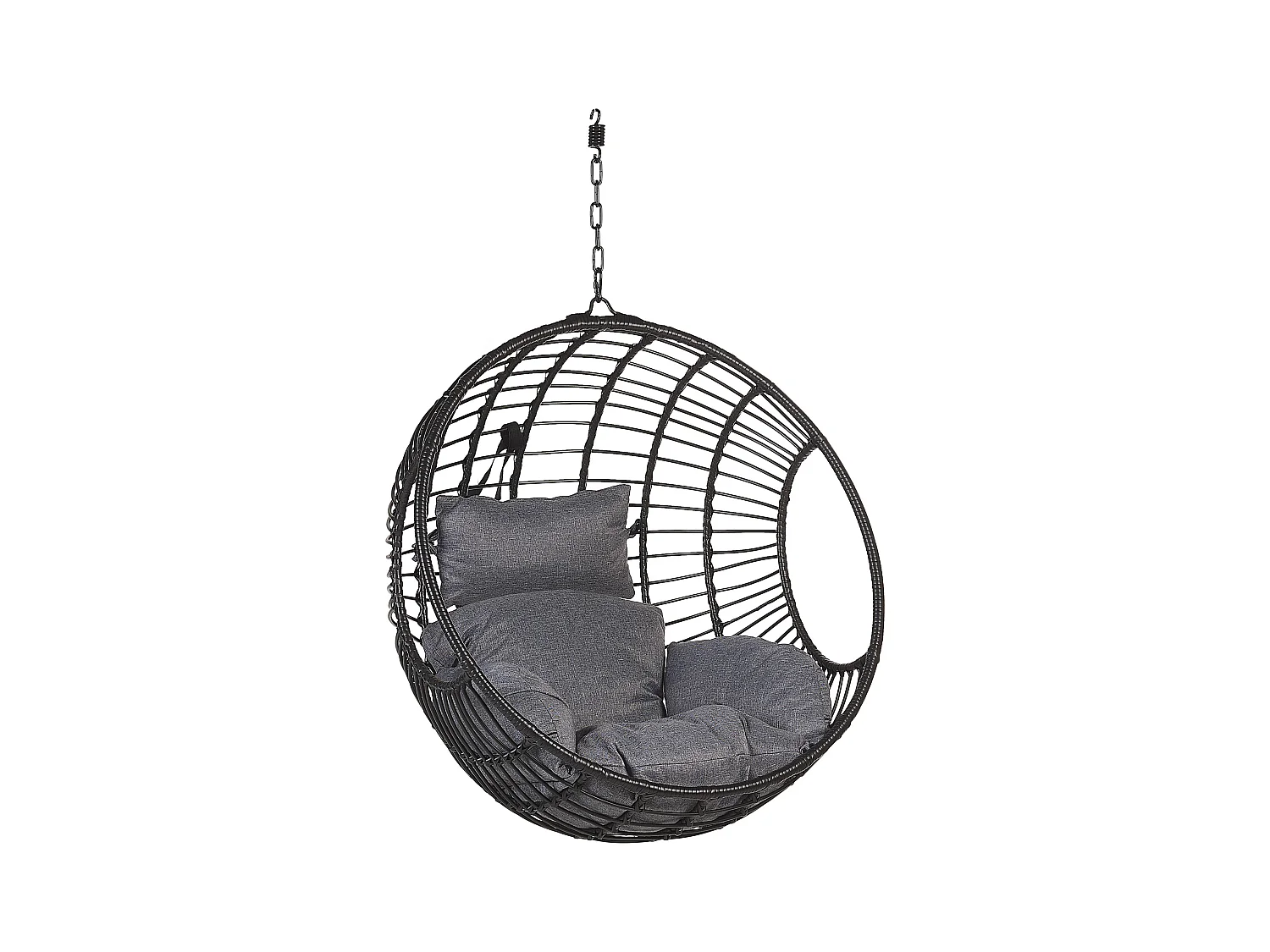 Fauteuil suspendu avec support ASPIO Noir