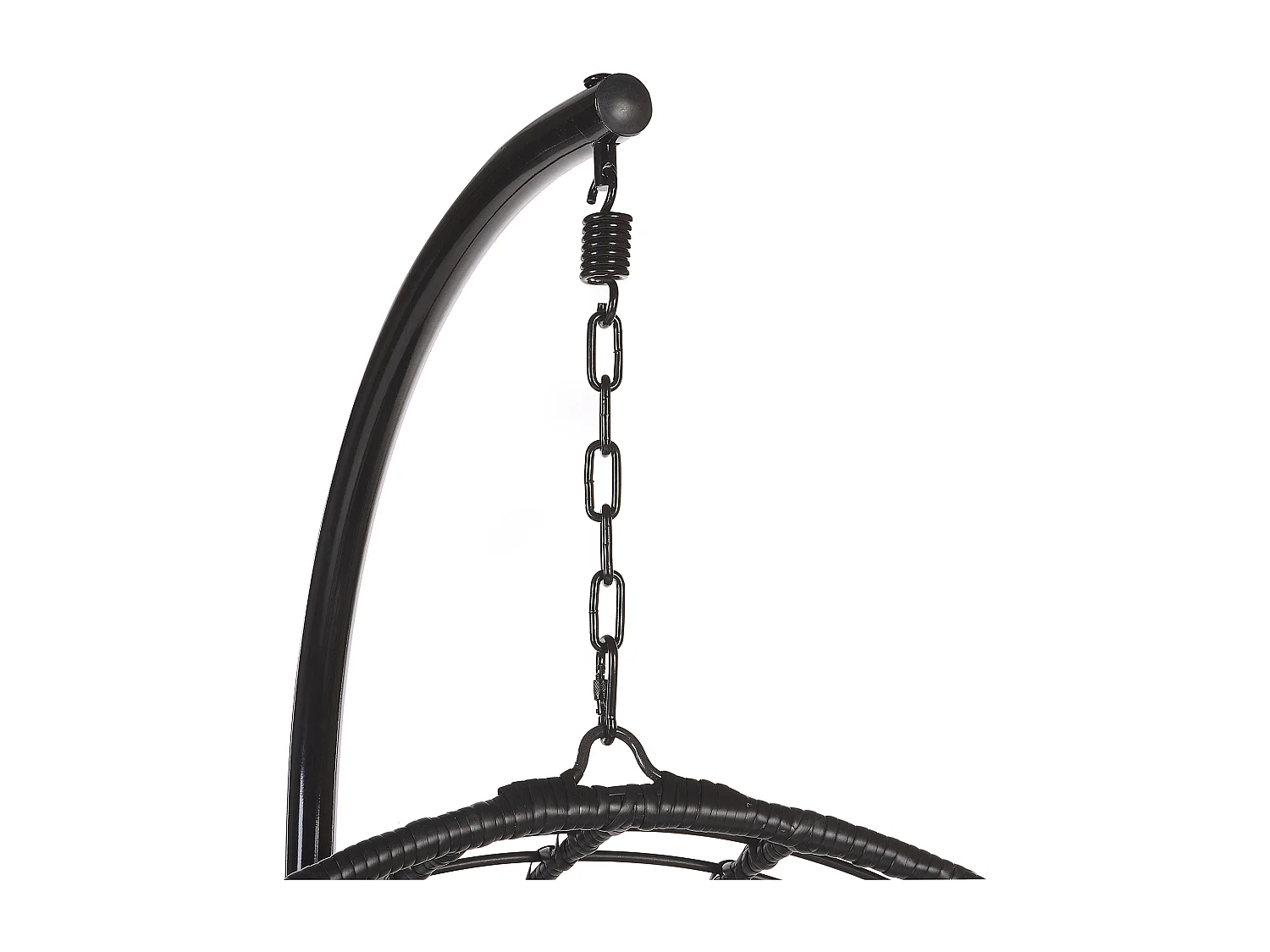 Fauteuil suspendu avec support ASPIO Noir