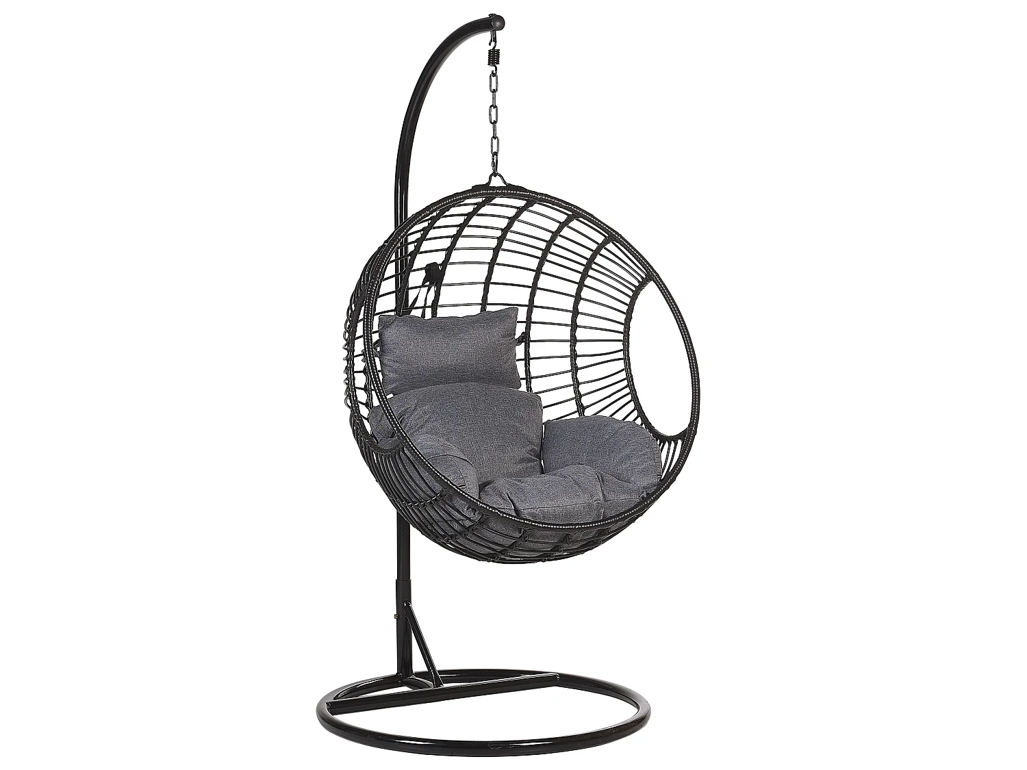 Fauteuil suspendu avec support ASPIO Noir