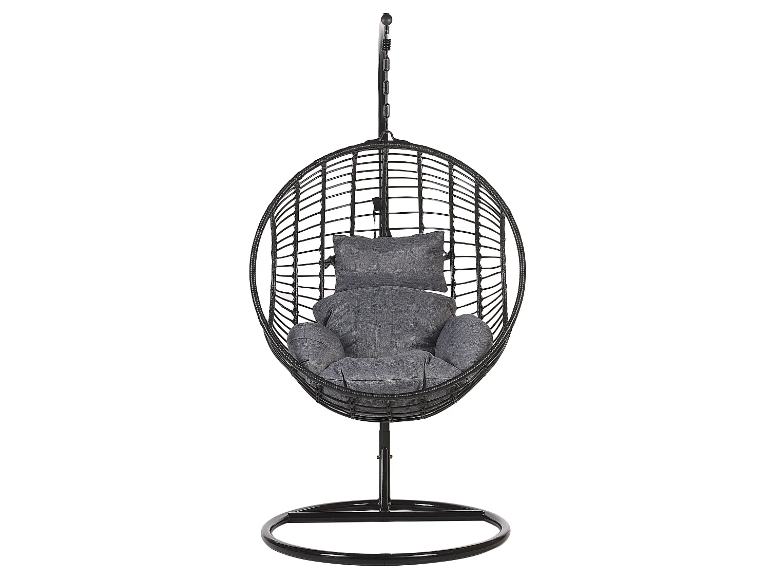 Fauteuil suspendu avec support ASPIO Noir