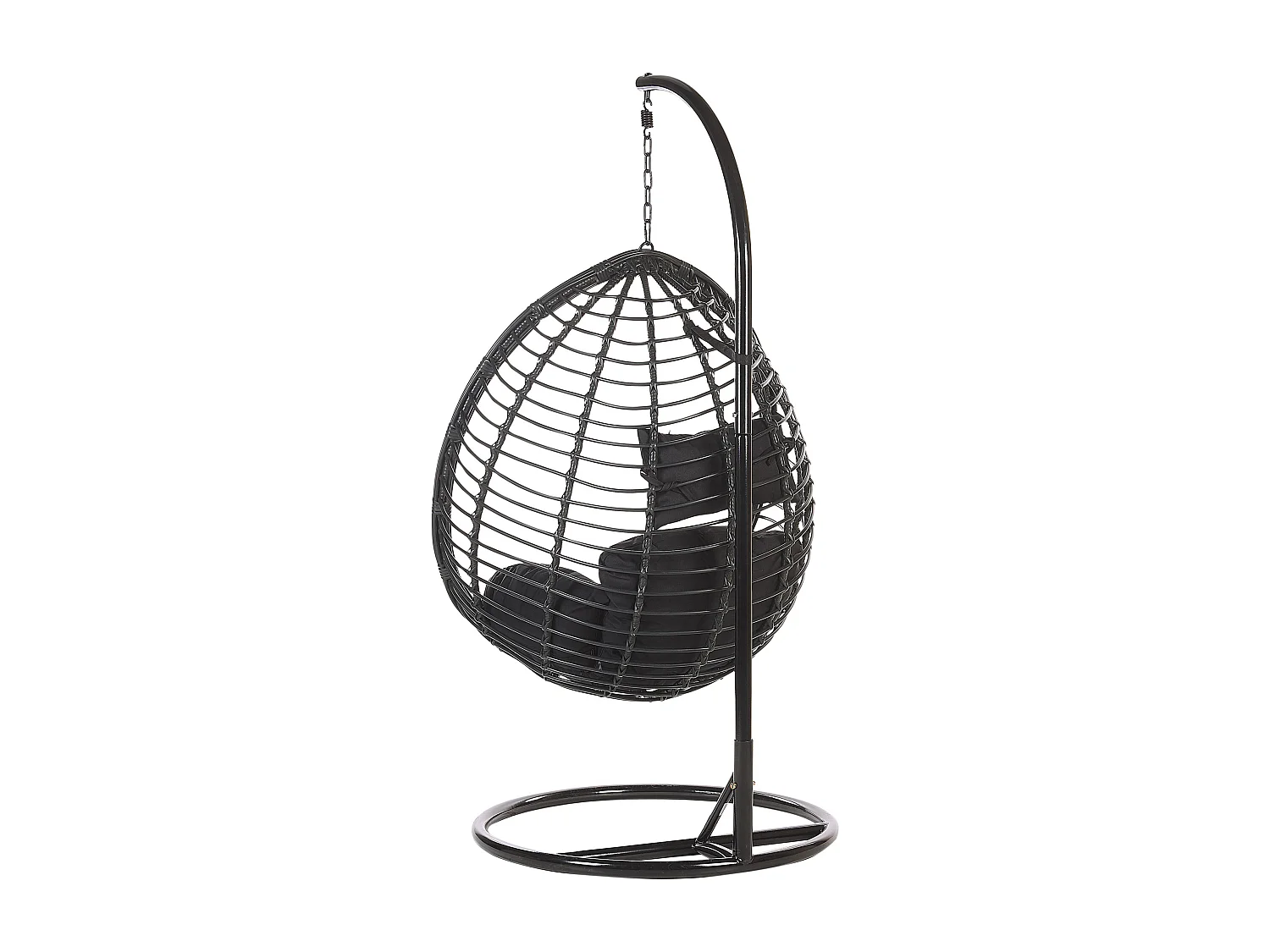 Hangstoel met standaard TOLLO Zwart