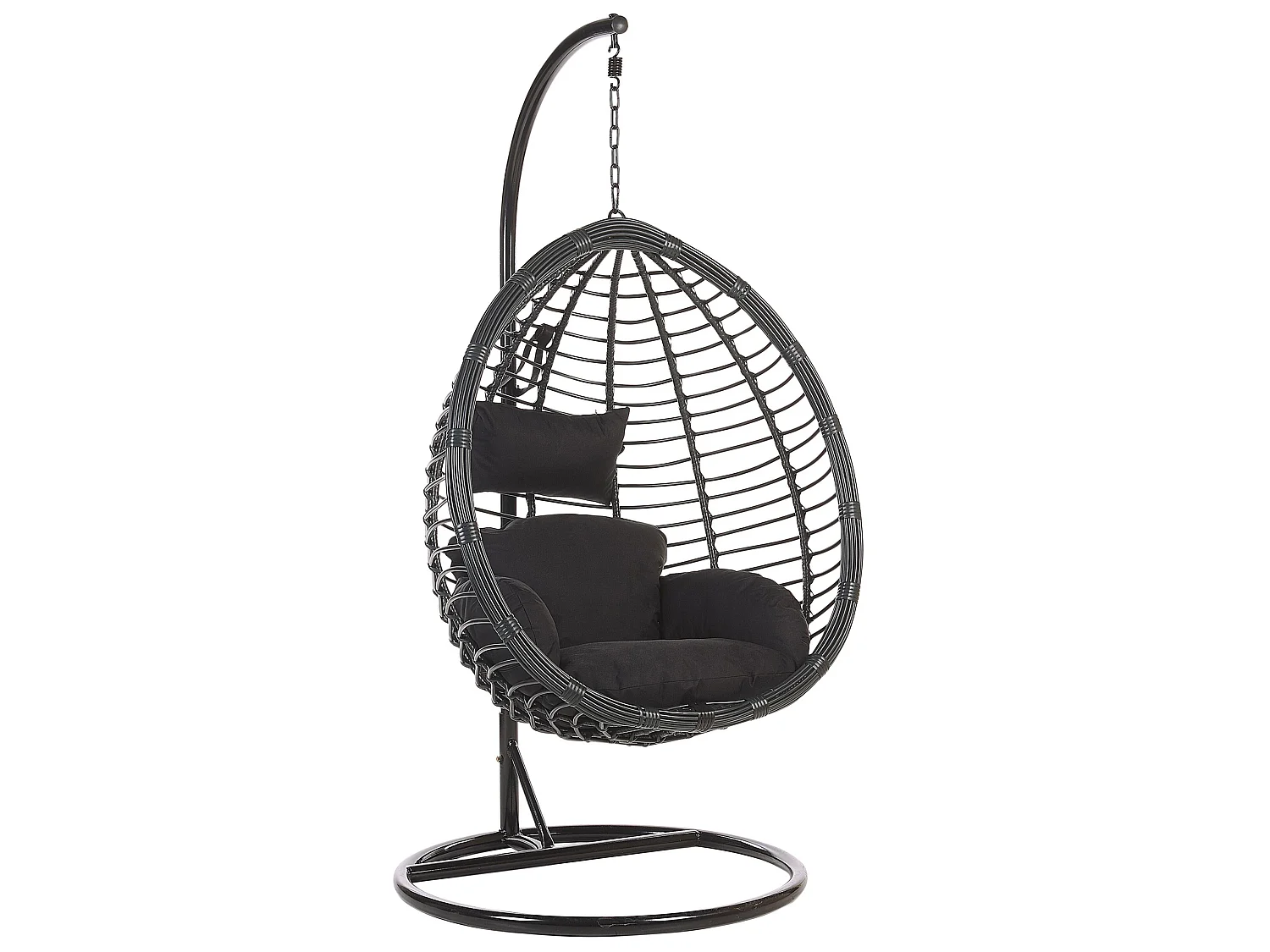 Fauteuil suspendu avec support TOLLO Noir