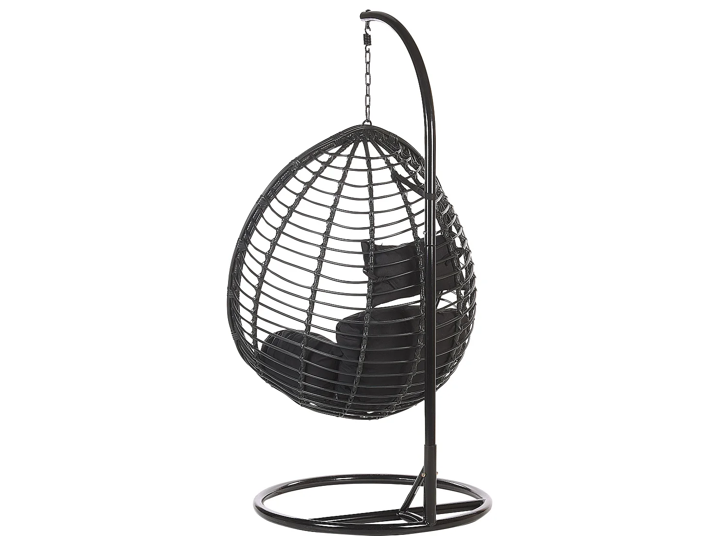 Fauteuil suspendu avec support TOLLO Noir