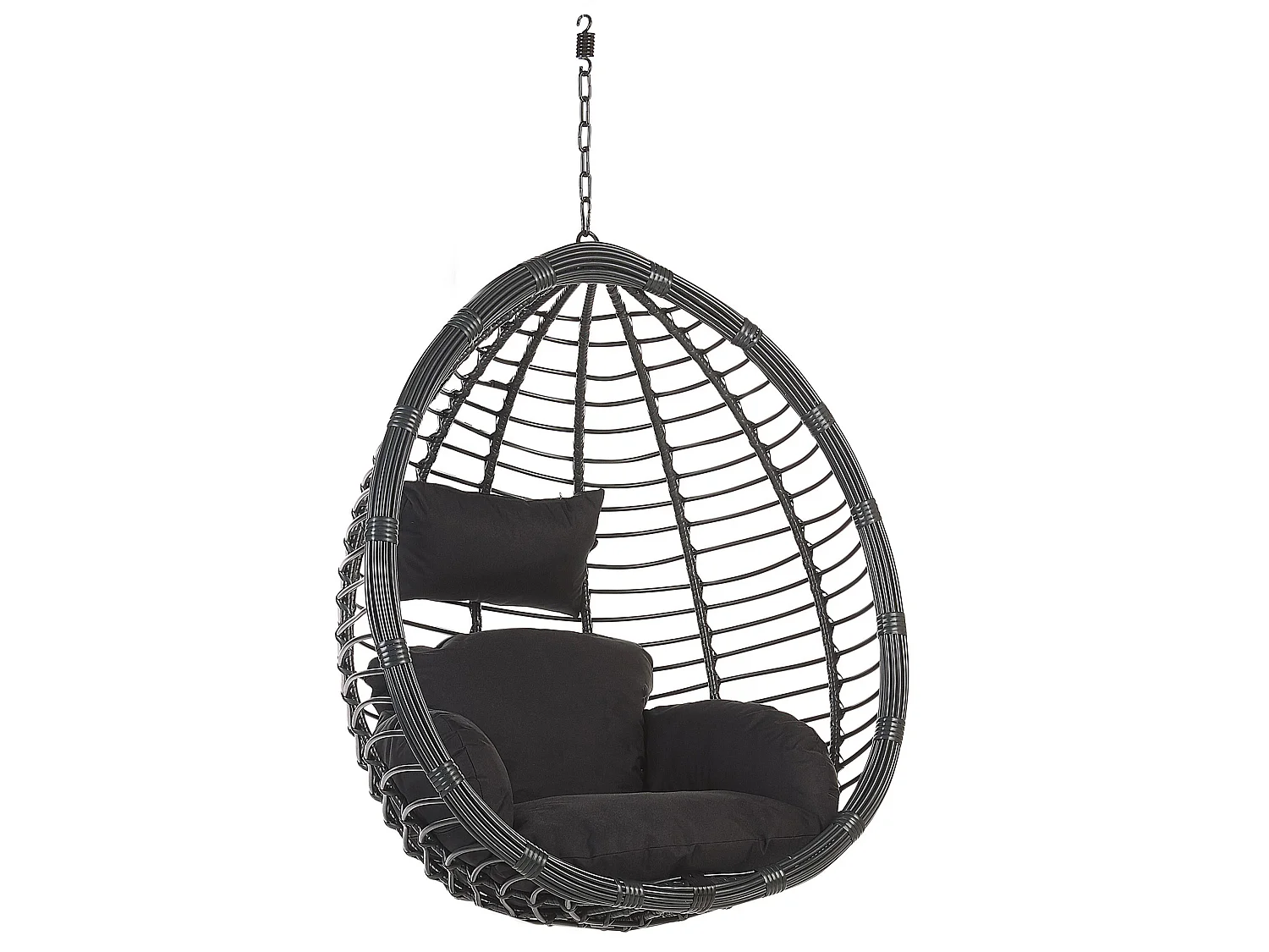 Fauteuil suspendu avec support TOLLO Noir