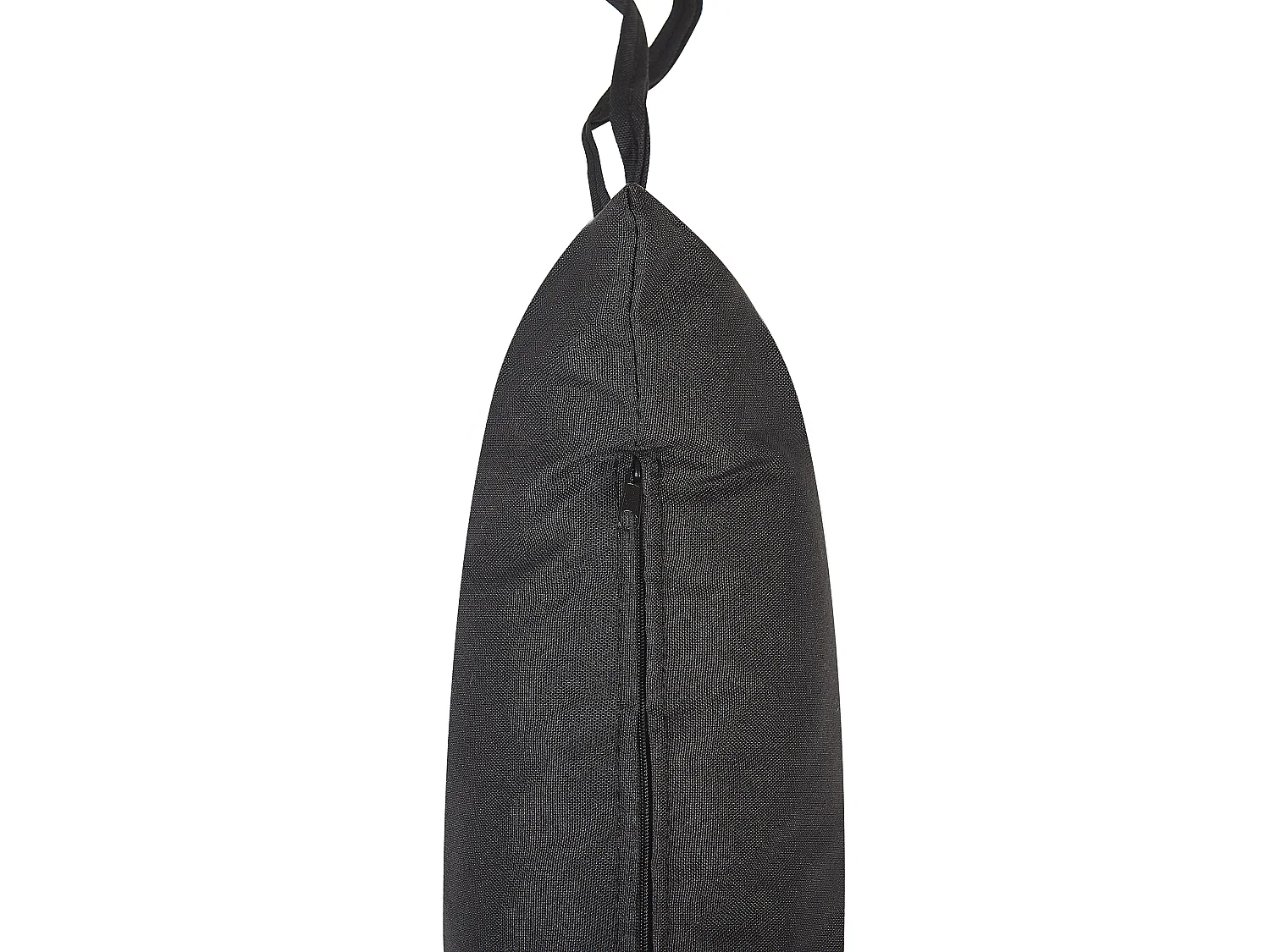 Hängesessel mit Gestell TOLLO Polyrattan Schwarz