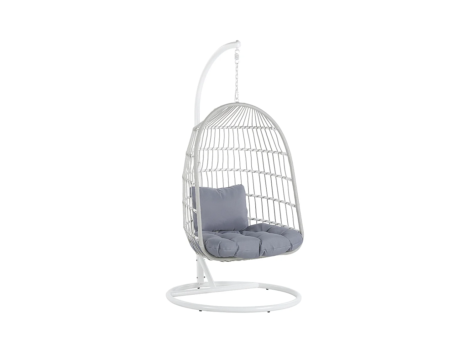 Fauteuil suspendu avec support ALLERA Métal Blanc