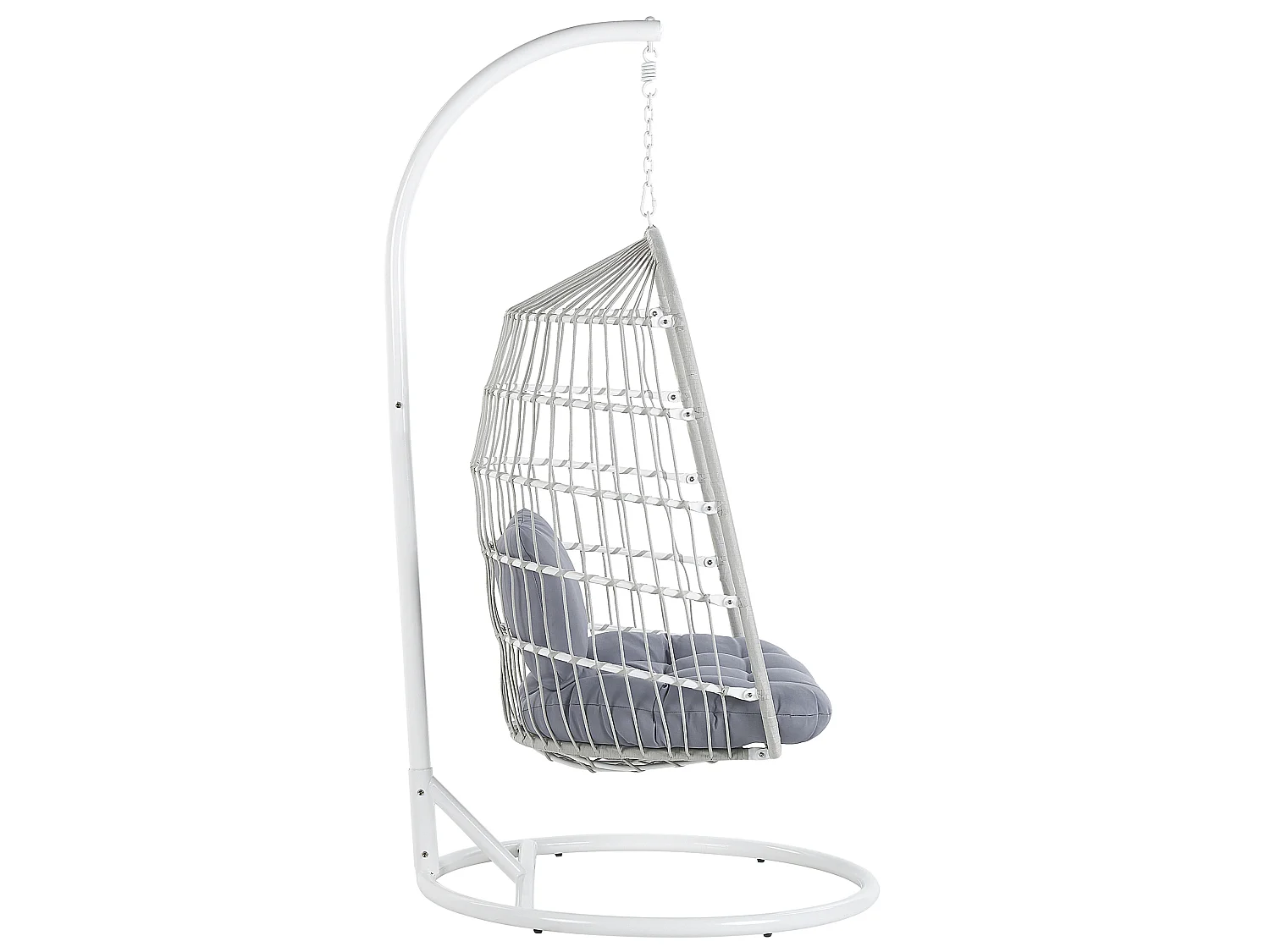 Fauteuil suspendu avec support ALLERA Métal Blanc