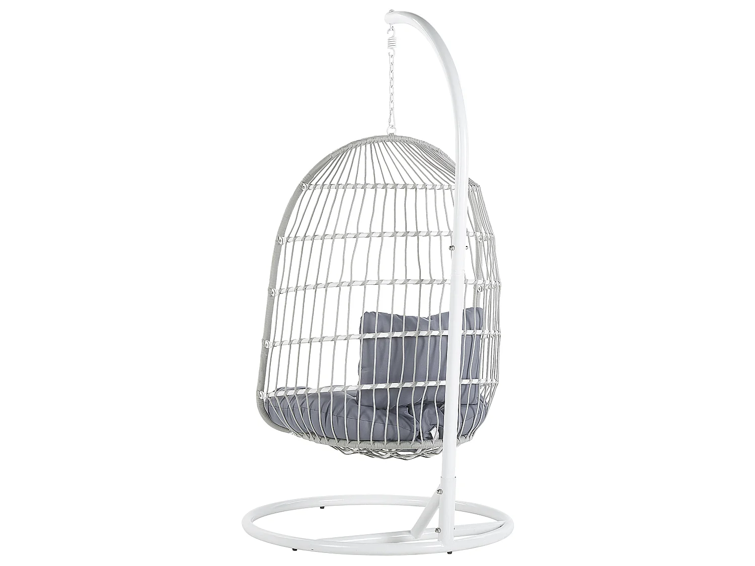 Fauteuil suspendu avec support ALLERA Métal Blanc