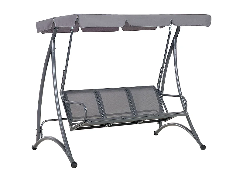 Balancelle de jardin BOGART Métal Gris