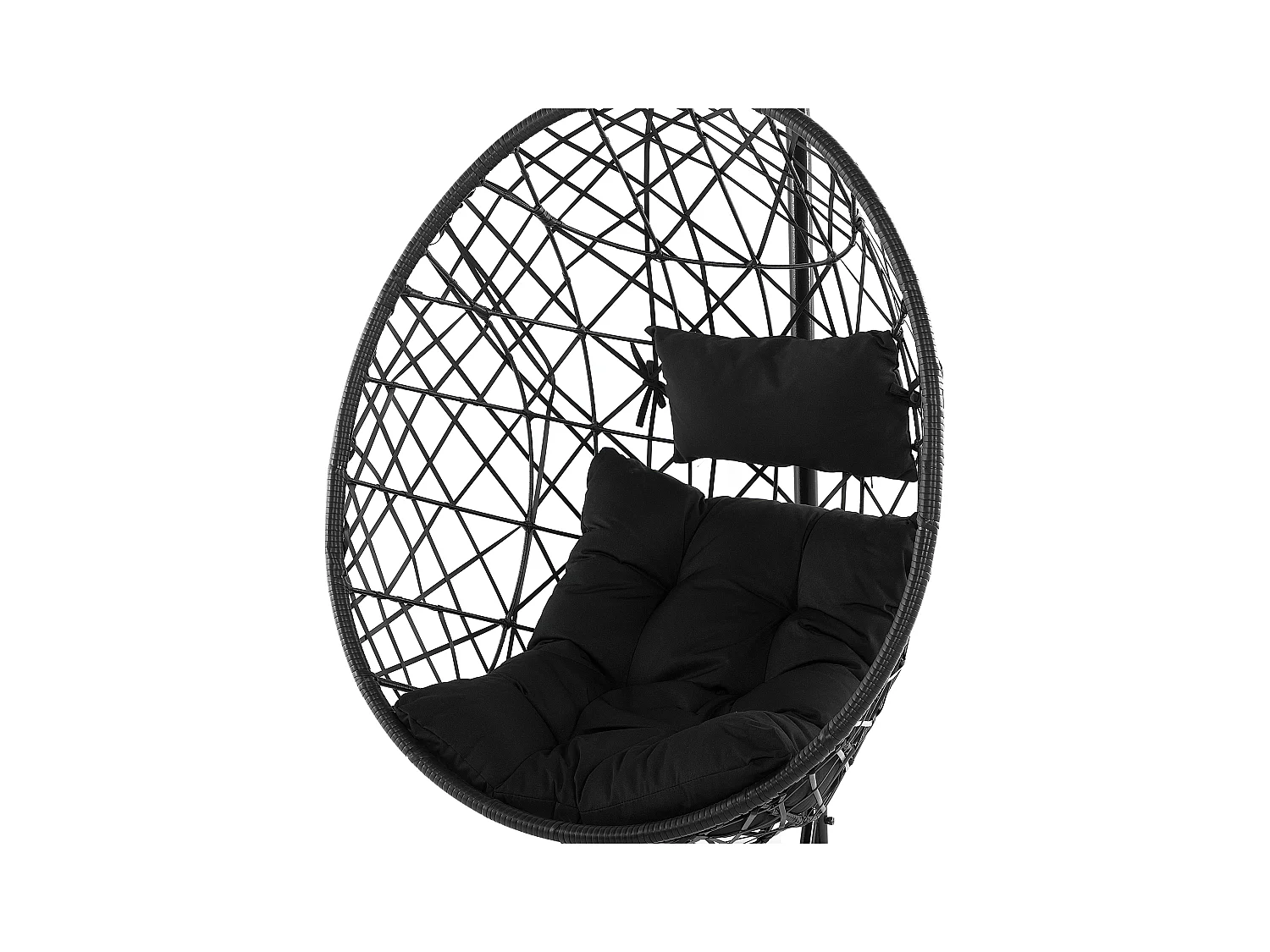 Hangstoel met standaard ALATRI Zwart