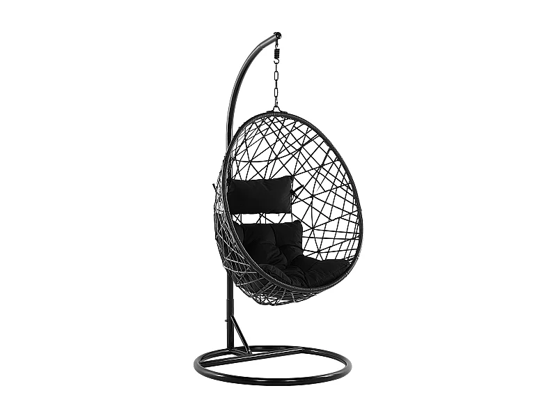 Hangstoel met standaard ALATRI Zwart