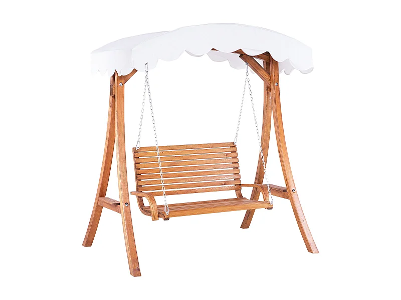 Dondolo Poliestere Legno scuro ANDRIA