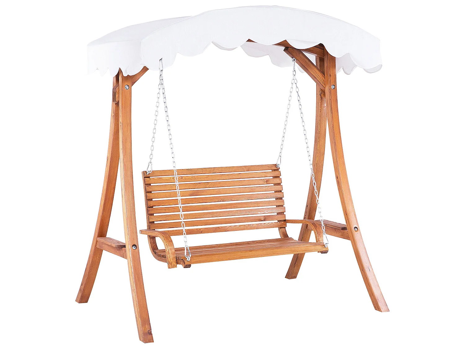 Dondolo da giardino ANDRIA Legno Marrone