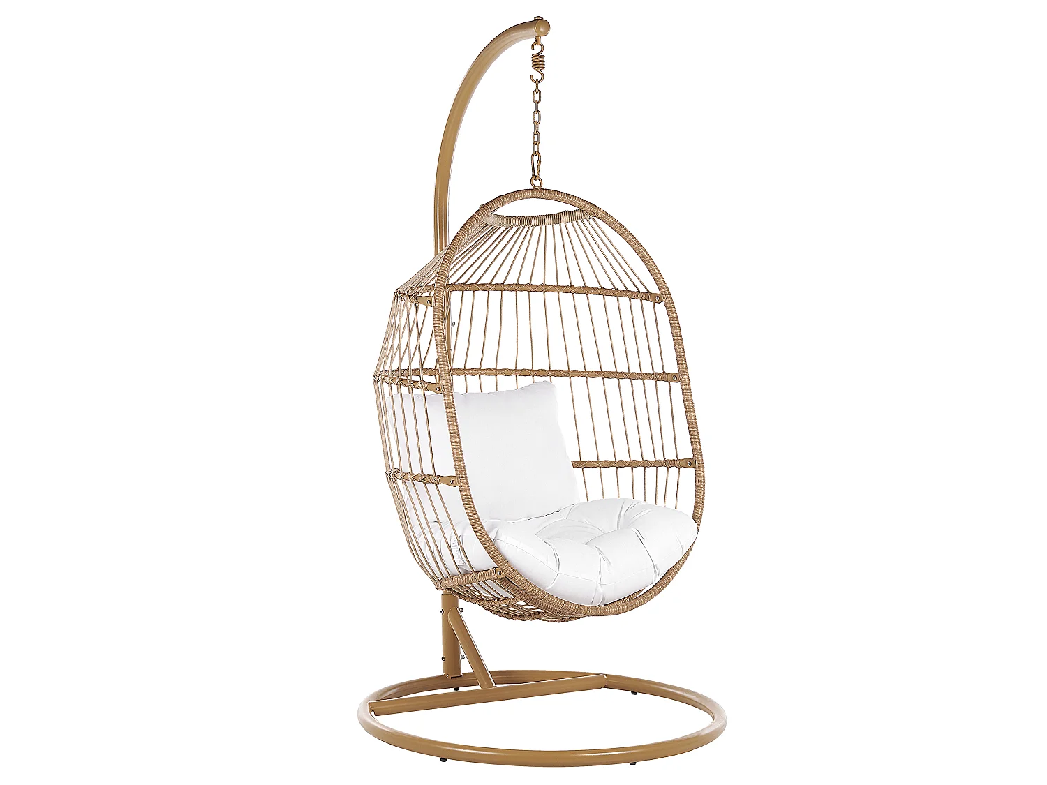 Fauteuil suspendu avec support ALBA Naturel